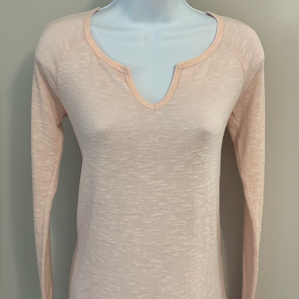 So Light Pink Cozy Knit Top